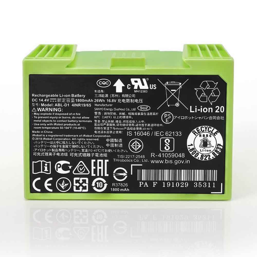 Batería para iRobot Roomba i3 i4 i7 e5 7150 7550 5150 e5158 e5154 e6 e6198